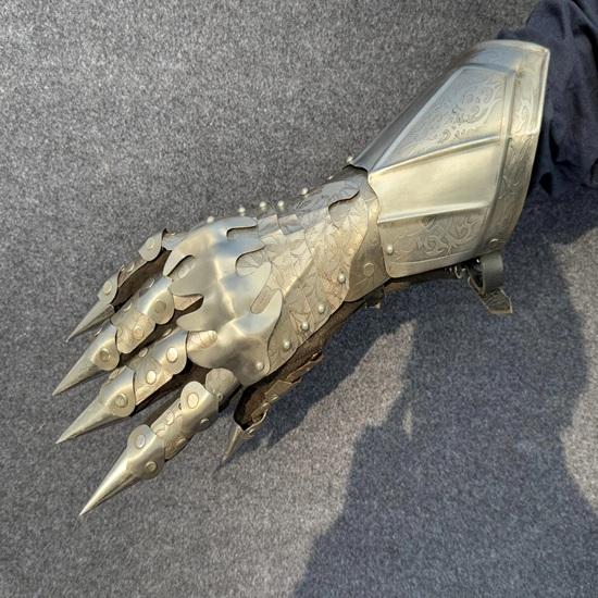 Sada rukavic Středověké rukavice Nazgul Pár nositelných rukavic Cosplay, Hraní rolí, Halloweenský kostým Nejlepší dárek pro něj