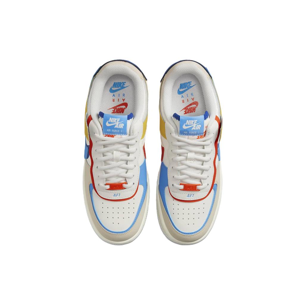 Nye Nike Air Force 1 Low Shadow Sail Game Royal Rush Orange University Blue Dame CI0919-115