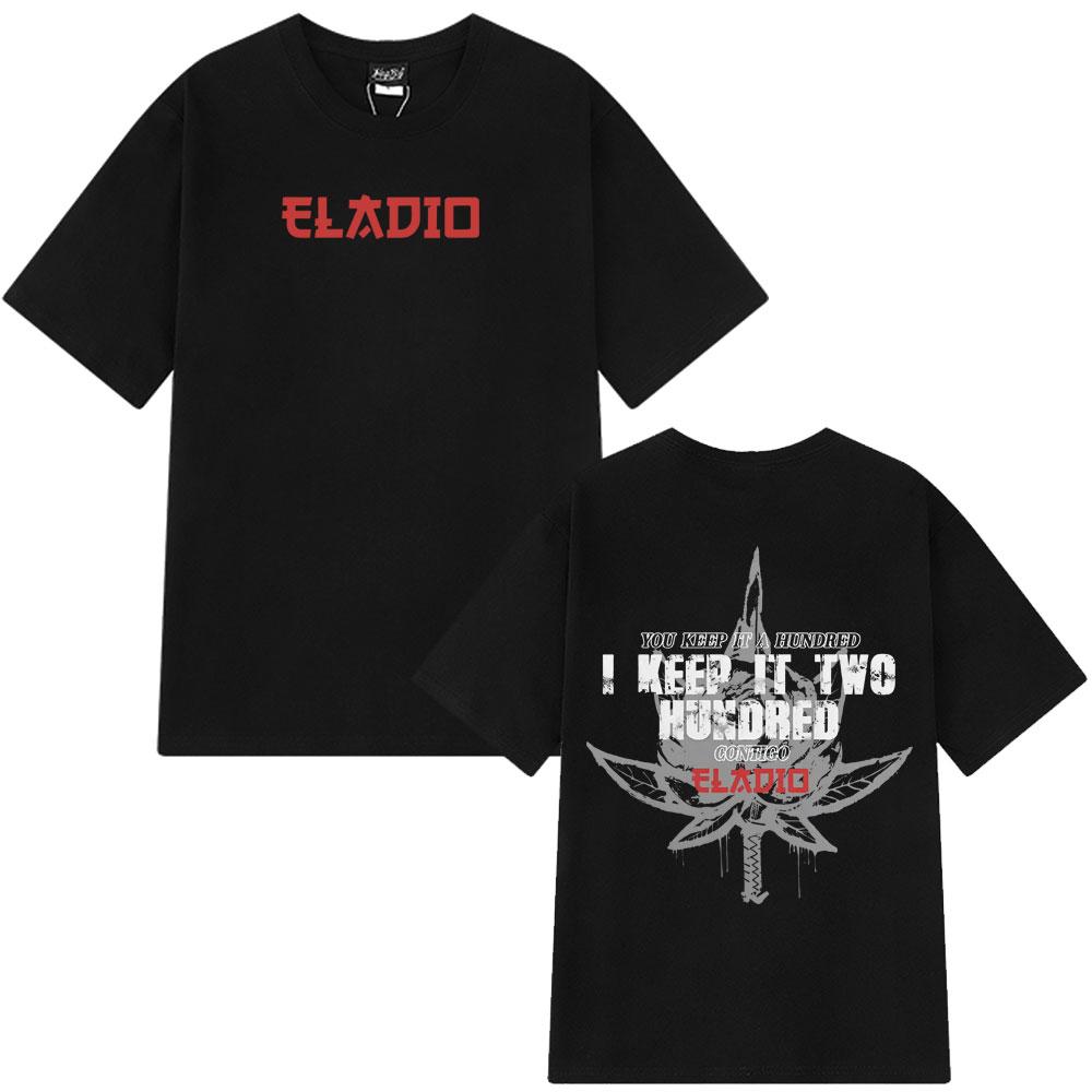 Eladio Carrion Sauce Boyz Graphic Tshirt Men Women Hip-hop Punk T-shirts Short-sleeved 100% Cotton Casual Oversized T-shirts 3XL