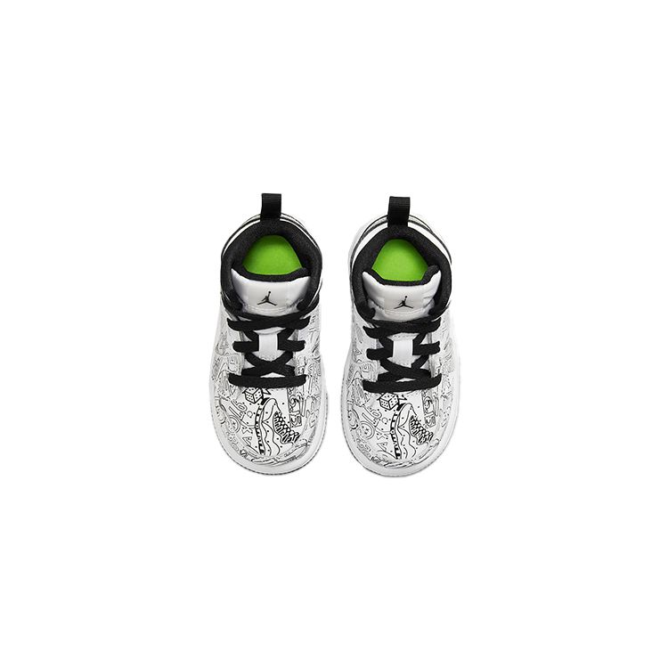 Jordan 1 Mid Se Td Diy White Black Volt DC4097-100