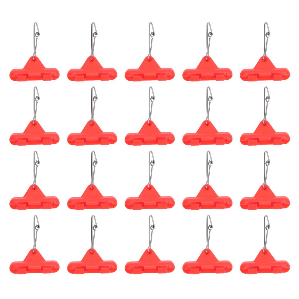 20Pcs Zip Slider Boom Professional Fishing Braid Line Sinker Weight Connector Sea Surf Sliding Rigs