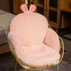 Seat Cushion Rabbit Plush Pillow Office Lumbar Cushion Backrest Integrated Chair Cushion Sofa Waist Long-term