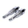 Pair of 10.5in Motorcycle Shocks Absorber Damper Fit for XL883 XL883R  200R  200L(Black Chromeplate )