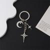 Metal Metal Key Rings Y2K Cellphone Lanyard Pendant New Star Moon Keychain  Bag Decoration