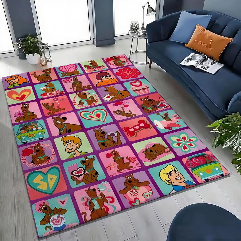 Mystery Inc Campfire Night Tales Printed Rug Soft Texture Nonslip Carpet For Kids Bedroom Play Area Home Decor Great Holiday Gift