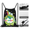Custom K-KeroKeroKeroppies Drawstring Bag Men Women Lightweight Frog Anime Sports Gym Storage Backpack
