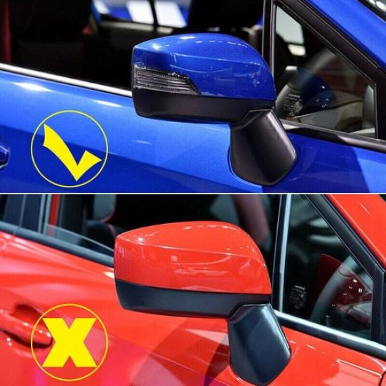 For Subaru/Crosstrek Forester Impreza XV Rearview Mirror Cover RIGHT Side Black