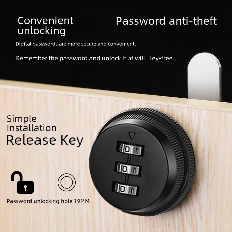 Mechanical Password Lock for Lockers, Drawers, Saunas, Mailboxes, and Cabinets