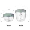 500/900ML Garlic Chopper Meat Grinder Manual Rotate Vegetable Cutter Chopper Slicer Fruit Garlic Crusher Kitchen Gadget Blenders