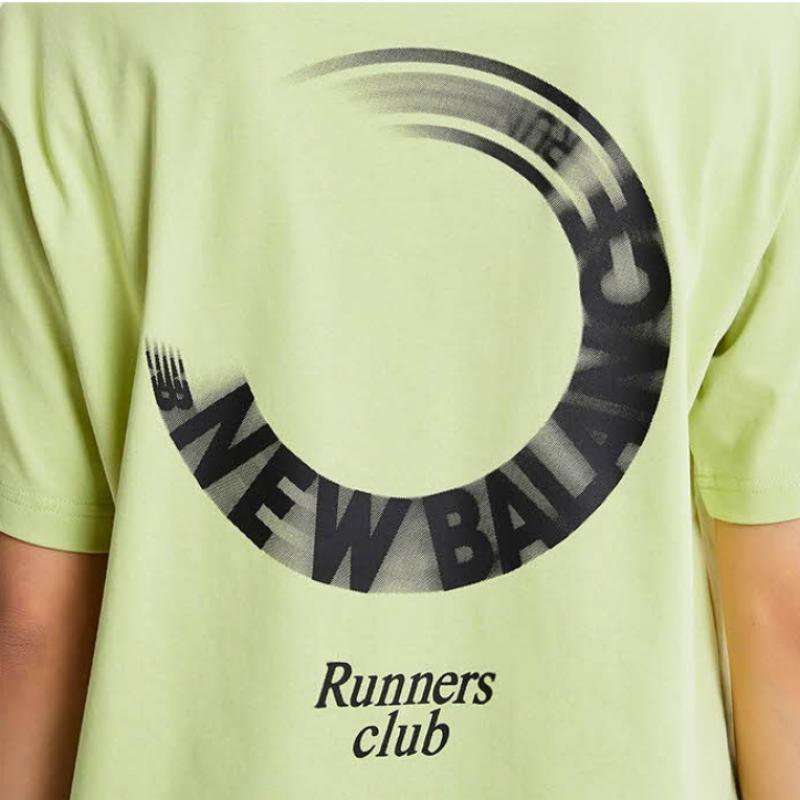 New Balance ShOrt Sleeve Tee Rqk Nbnee22413 41 Uni Runners Club ShOrt Sleeve Tee  Semi O