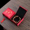 Super Source Linen Jewelry Box for Bracelets, Prayer Beads, Pendants, Necklaces, and Rings