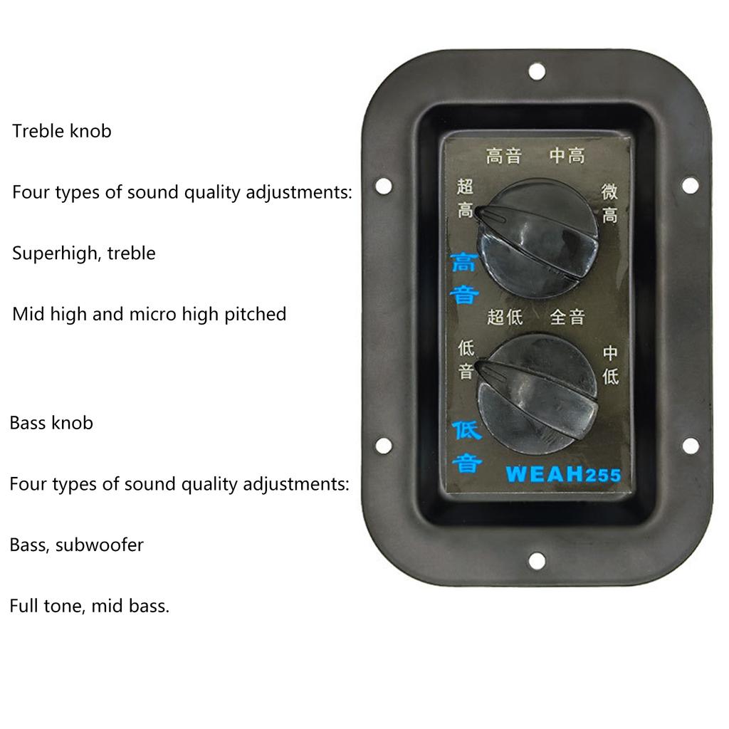 2 Way Audio Speaker Frequency Divider Module Treble Bass Hi-Fi Audio Crossover Filter Distributor Board for DIY Speaker