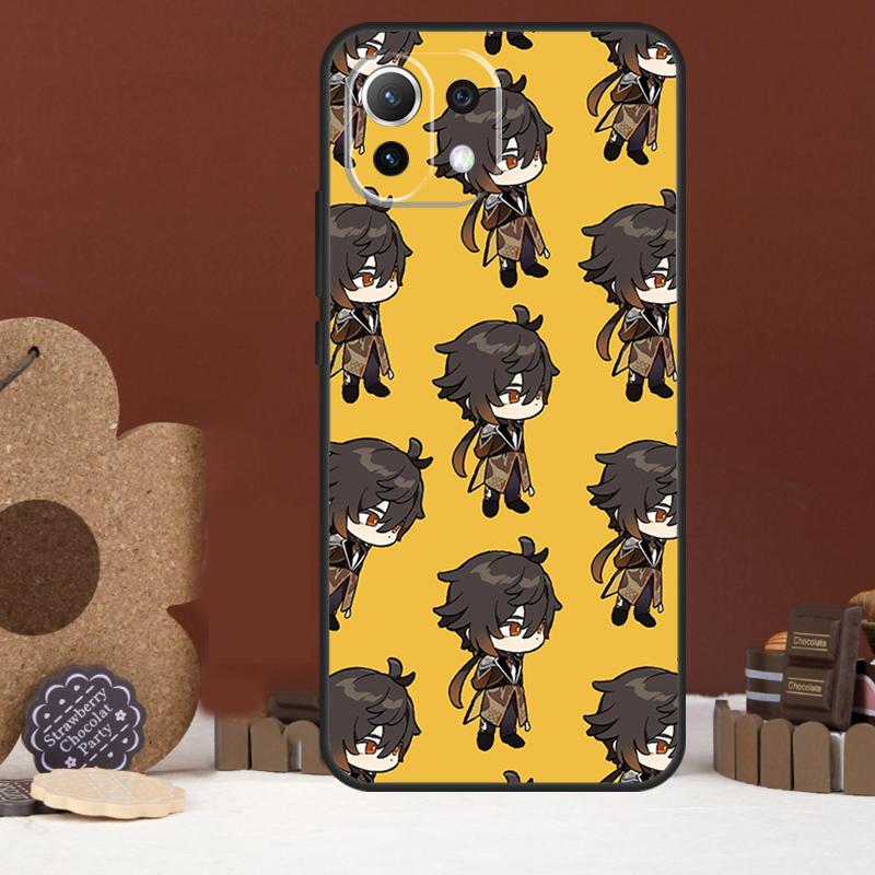 zhongli genshin impact Case For Xiaomi 14 15 Ultra 15T 14T 13T 17 Pro Max POCO X7 Pro X5 X6 F5 F6 F7 F8 Ultra Cover