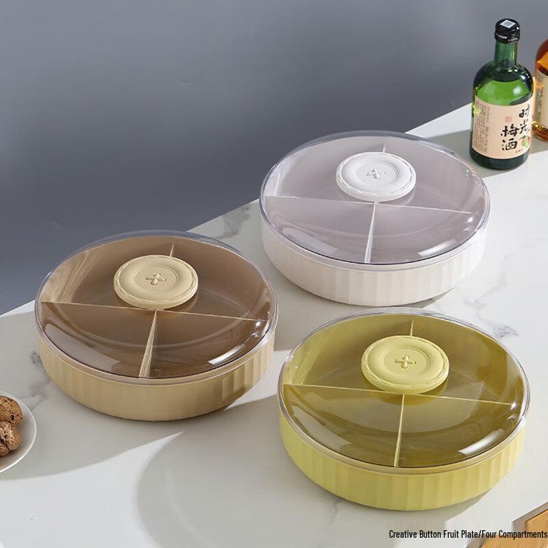 TAYHEE Moisture-Proof Divided Snack & Fruit Tray