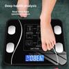 Intelligente Bluetooth-Körperfettwaage – Hochpräzise, wiederaufladbare elektronische Personenwaage für den Heimgebrauch