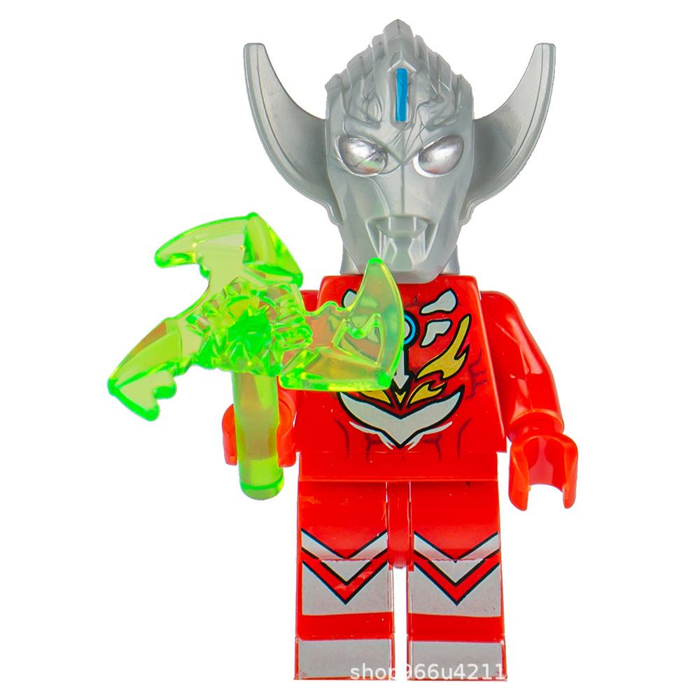 Ninja Warrior Superhero Doll With Weapon Single Building Block Assembly Toy