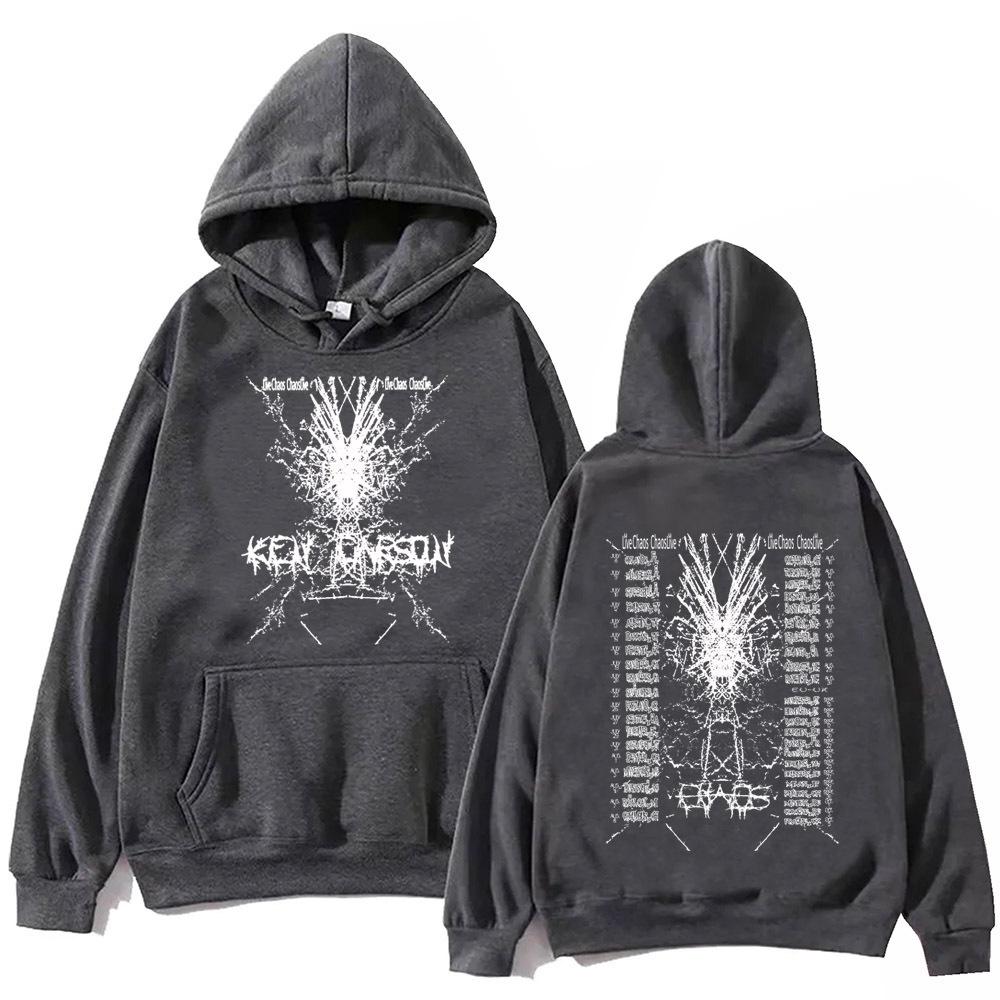 Ken Carson Caos World Tour Sudadera Harajuku Hip Hop