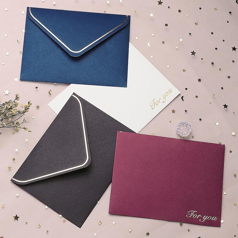 Creative Greeting Card with Matching Envelope - Available in 4 Colors