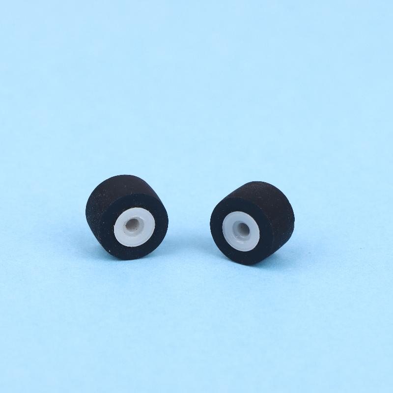 2Pcs 9X7X6X1.5Mm Walkman Tape Drives Pinch Roller Tape Recorder Cassette Player Press Rubber Belt Wheel Pulley