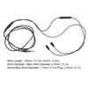 3.5mm Plug Braided Wire Headphone Replacement Cable for IE 8 IE 80 for Laptops
