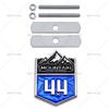 3D Metal 4X4 Mountain Cross-country Logo Car Stickers Decals Front Hood Grill Emblem