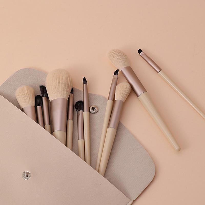 12 Pcs Makeup Brushes Complete Set Of Foundation Loose Powder Blush Concealer Eye Shadow Professional Set With Storage Bag