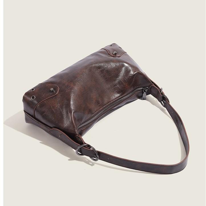 2025 Niche Autumn/Winter Maelard Vintage Handbag: Fashionable, Versatile Shoulder & Crossbody Bag