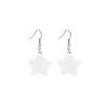 Korean Stereo Cartoon Candy Color Resin Star Dangle Earrings for Women Students Cute Creative Earrings Jewellery Accessory Gifts