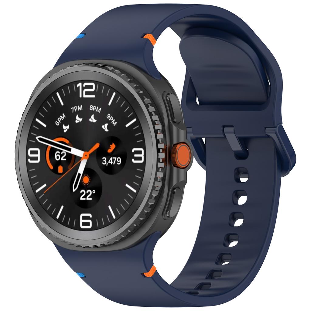Sports Silicone Strap For Samsung Galaxy Watch 8 40mm 44mm Official Stitch Bracelet Wristband Galaxy Watch 8 Classic 46mm Correa