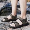 Herren Sommer Sandalen 2024 Luxus Künstliche Leder Casual Schuhe Für Männer Bequeme Barfuß Outdoor Fashion Trekking Sandalen