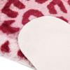 Pink Faux Animal Fur Leopard Print Rug Stain-resistant Water-absorbent Carpet Living Room Bedroom Sofa Coffee Table Home Decor
