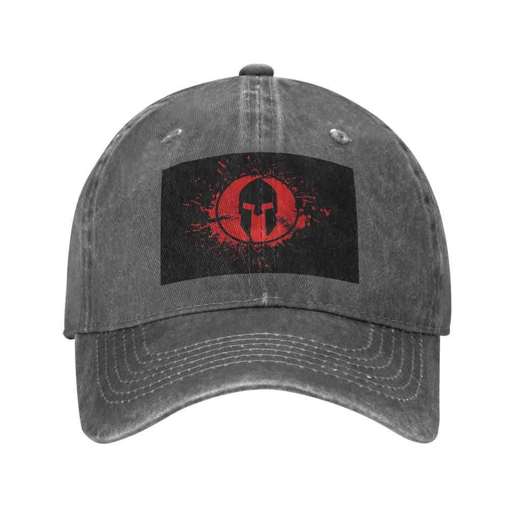 Spartan Race Cappellino in Tessuto di Cotone Denim Cappellini da Baseball Casual Cappellino Regolabile Estivo Unisex Cappellini da Baseball