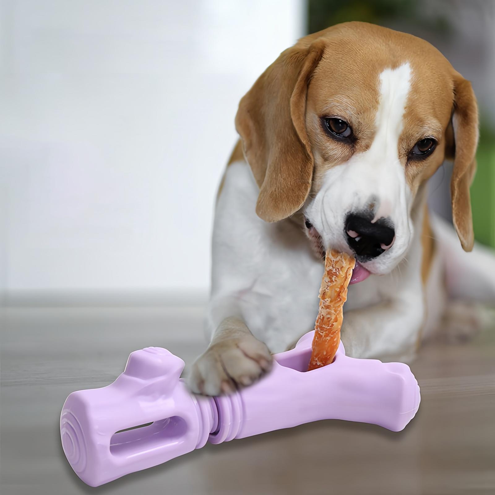 

Dog Stick Holder, Simulated Tree Branch Shape Chew Toy, Interactive Puzzle Feeder For Aggressive Chewers One Size фиолетовый
