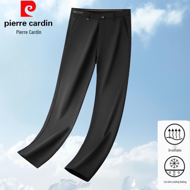 Pierre Cardin Men s Ice Silk Cooling Casual Straight Pants 40