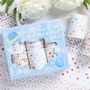 ZABC Border Box Set: Colorful Dots DIY Decoration Tape - 6 Rolls, Drip Color Rhyme Series