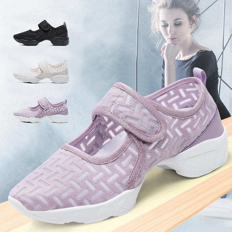 Atmungsaktive Freizeitschuhe für Damen, Jazz-Tanz-Sneakers