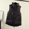 Gilet in cotone da donna taglie forti autunno e inverno moda tendenza gilet giacca con clip per cavallo
