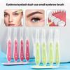 10 Stück Augenbrauenbürsten Mini Augenbrauen-Lifting-Bürste Einweg-Make-up-Wimpernwerkzeug Zahnzwischenraumbürste Wimpernverlängerungszubehör