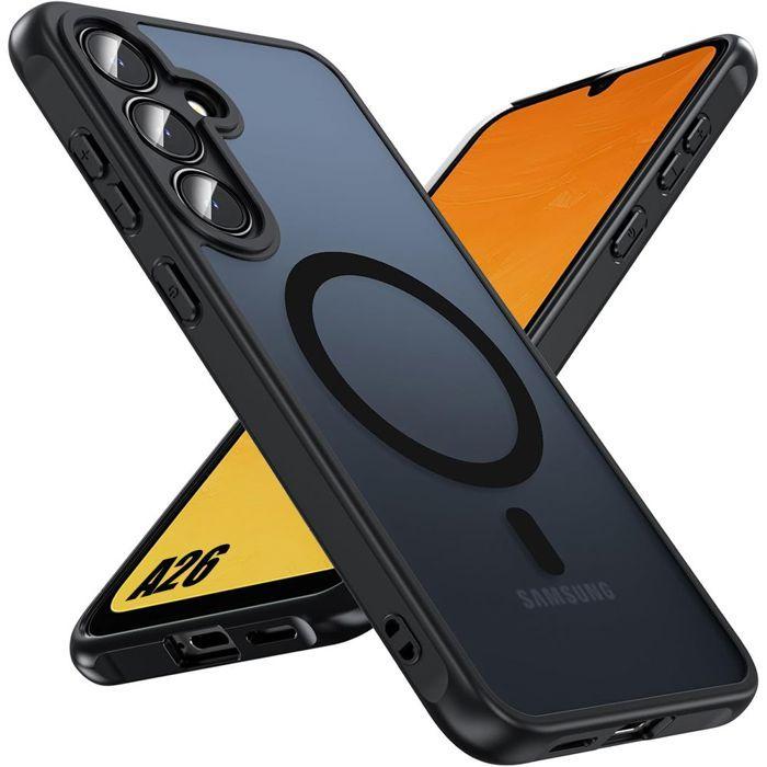Coque de protection - BOOLING - Samsung Galaxy A26 5G - Antichoc - Silicone et PC - Noir