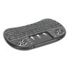 Mini Wireless Keyboard Backlit Black 2.4G RF 10 Meter Working Distance Smart Touchpad