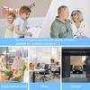 1 Set A11 Security Camera - 1080P, 360 Degree Rotation, Infrared Night Vision, Real-time Monitoring, Wireless WiFi, Motion Detection