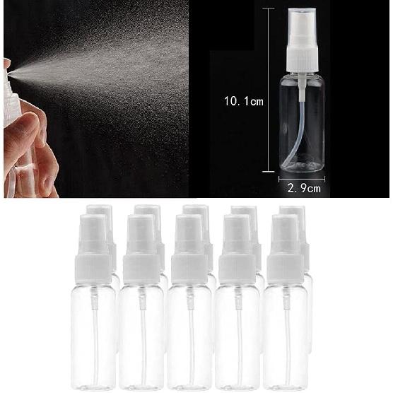 150 Stück 30ml Klare Sprühflaschen Feiner Nebel Leere Make-up-Flaschen Pumpe Wiederverwendbar für Reisen