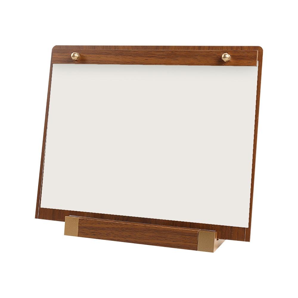 Faux Walnut Wood Desktop Display Board Brown Table Card Table Setting  Shop Bar Counter