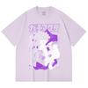 230 g/m² 100% Baumwolle Gachiakuta V4 Jabber Print Unisex Schweres Baumwoll-T-Shirt