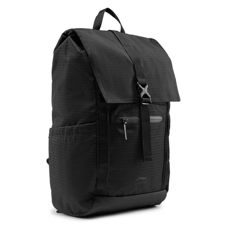 New LiNing Polyester Backpack Regular Unisex Black ABSV017-1