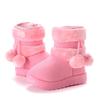 Children's Pom-Pom Snow Boots 2025 - Warm Winter Cotton Shoes