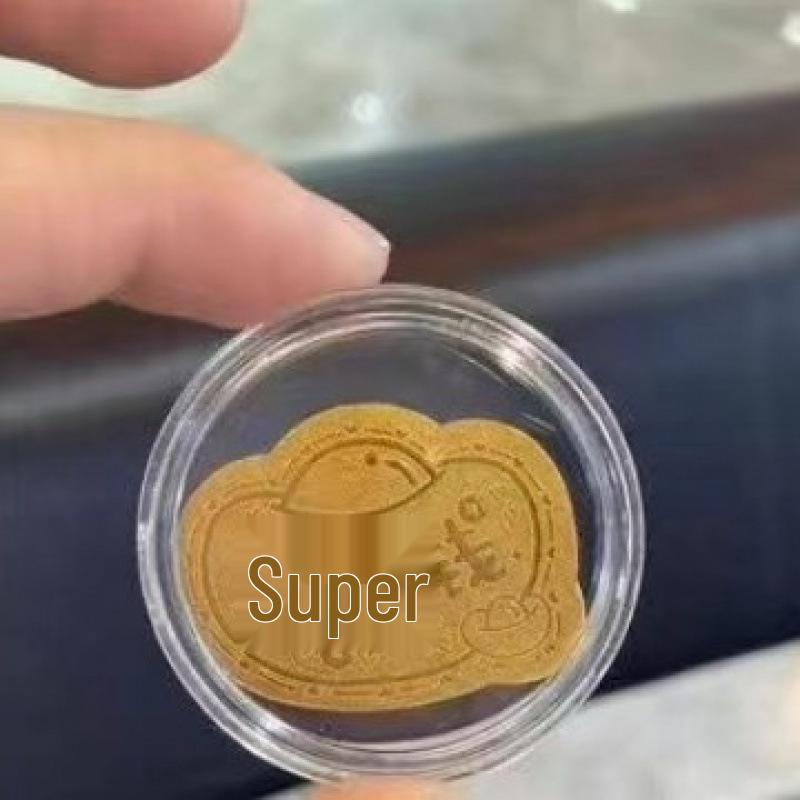 Pure Gold Phone Sticker 999: 2mg Gold for Prosperity, Health & Wealth