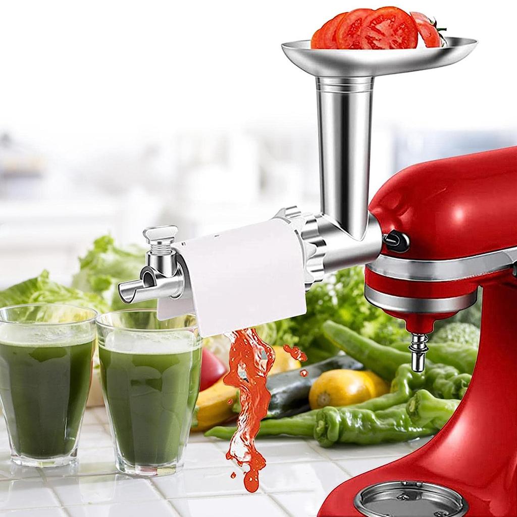 Storcător de roșii Strecurătoare de legume Mașină de tocat carne Umplutură de cârnați Atașament pentru ketchup Compatibil pentru mixer vertical Instrument de bucătărie