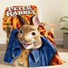 Classic Movie P Peter R RabbitS Blanket For Soft Throw Blanket for Picnic Bed Sofa Home Bedroom Cozy Warm Comfortable
