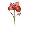 Simulated Iris Flowers Realistic Artificial Iris with Bendable Stem Faux Iris Showy Flower for Home Decor Weddings Parties Office